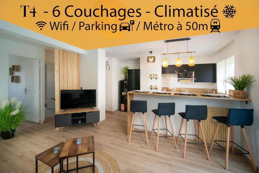 Fully Equipped Apartment With Parking 6 Beds Marseille Ngoại thất bức ảnh